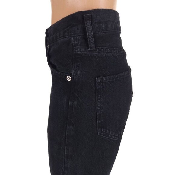 AGOLDE Jamie High Rise Classic Jeans Size 24 XXS Womens Black Compass $168 - Picture 7 of 15
